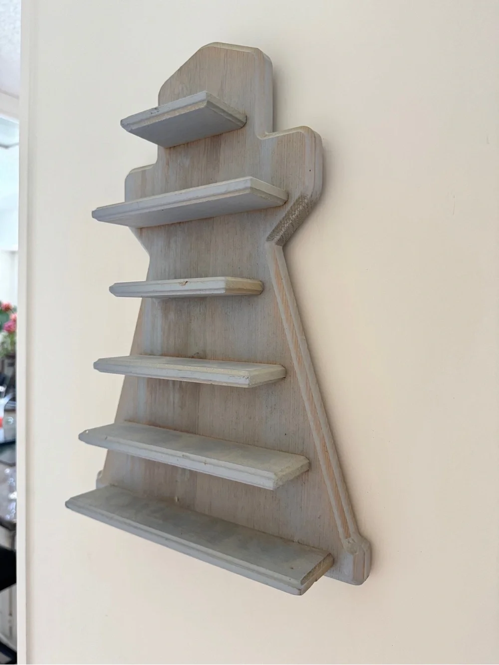 Vintage Lenox American Lighthouse Collection Wooden Display Shelf Made in USA